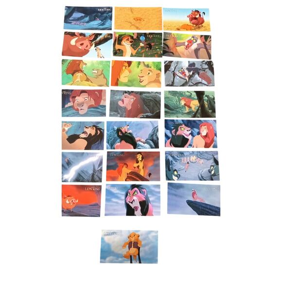 RARE/LIMITED EDITION Skybox Walt Disney Lion King Complete 50 Trading Card Set - Picture 6 of 9